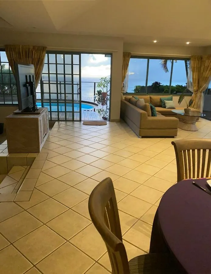 Temanahau Lodge Villa Vue Ocean Et Moorea Punaauia  French Polynesia