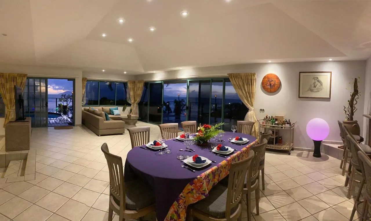 Temanahau Lodge Villa Vue Ocean Et Moorea Punaauia  Punaauia (Tahiti)