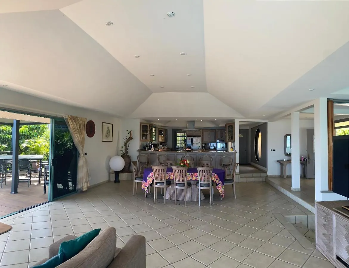 Temanahau Lodge Villa Vue Ocean Et Moorea Punaauia  French Polynesia