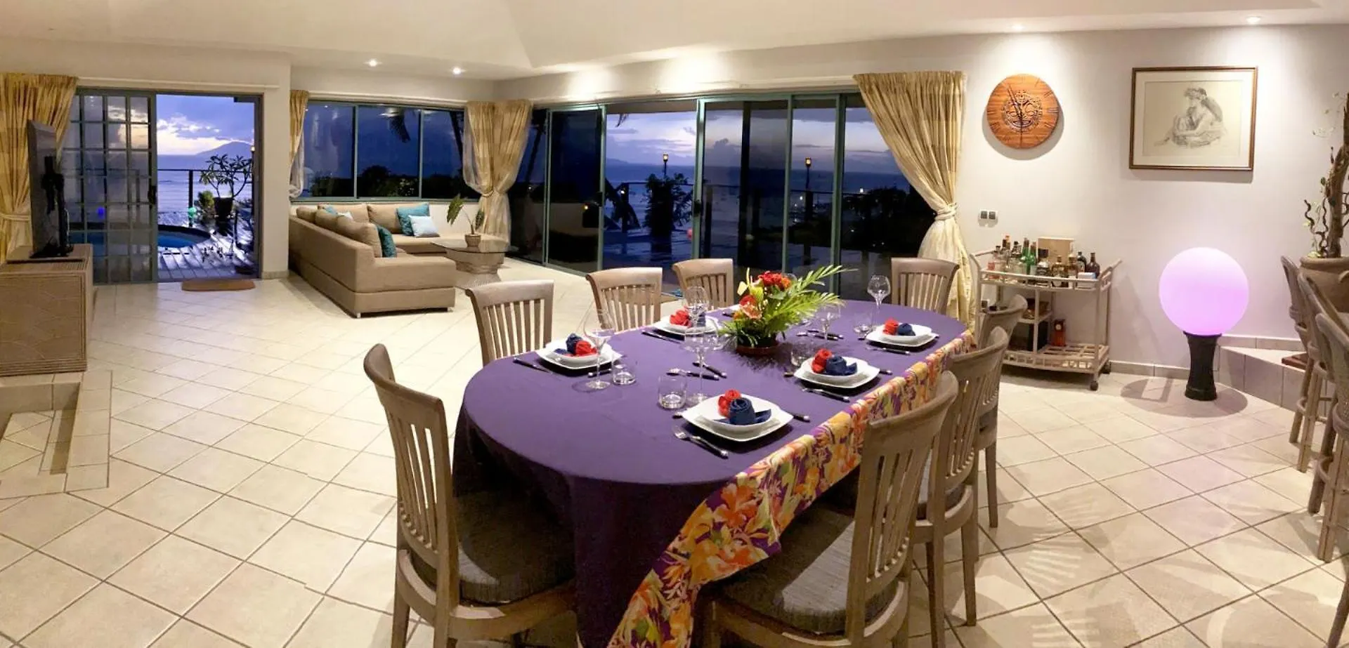 Temanahau Lodge Villa Vue Ocean Et Moorea 普纳奥亚